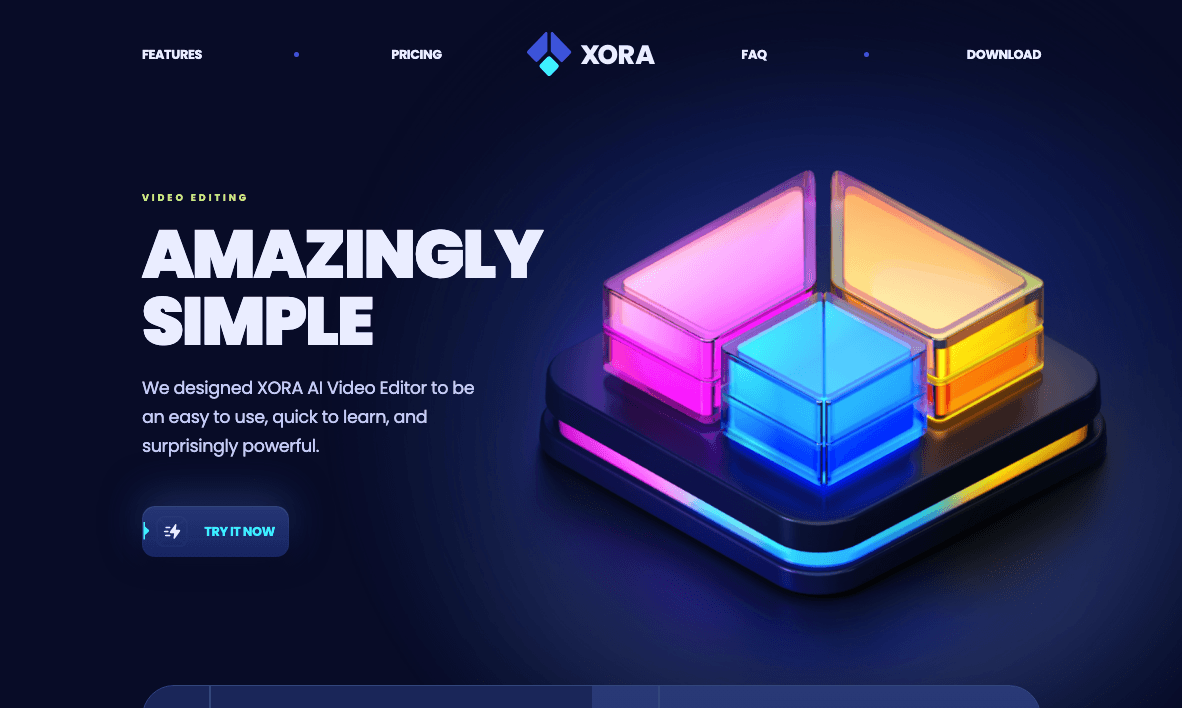 Xora SaaS Website LandingPage